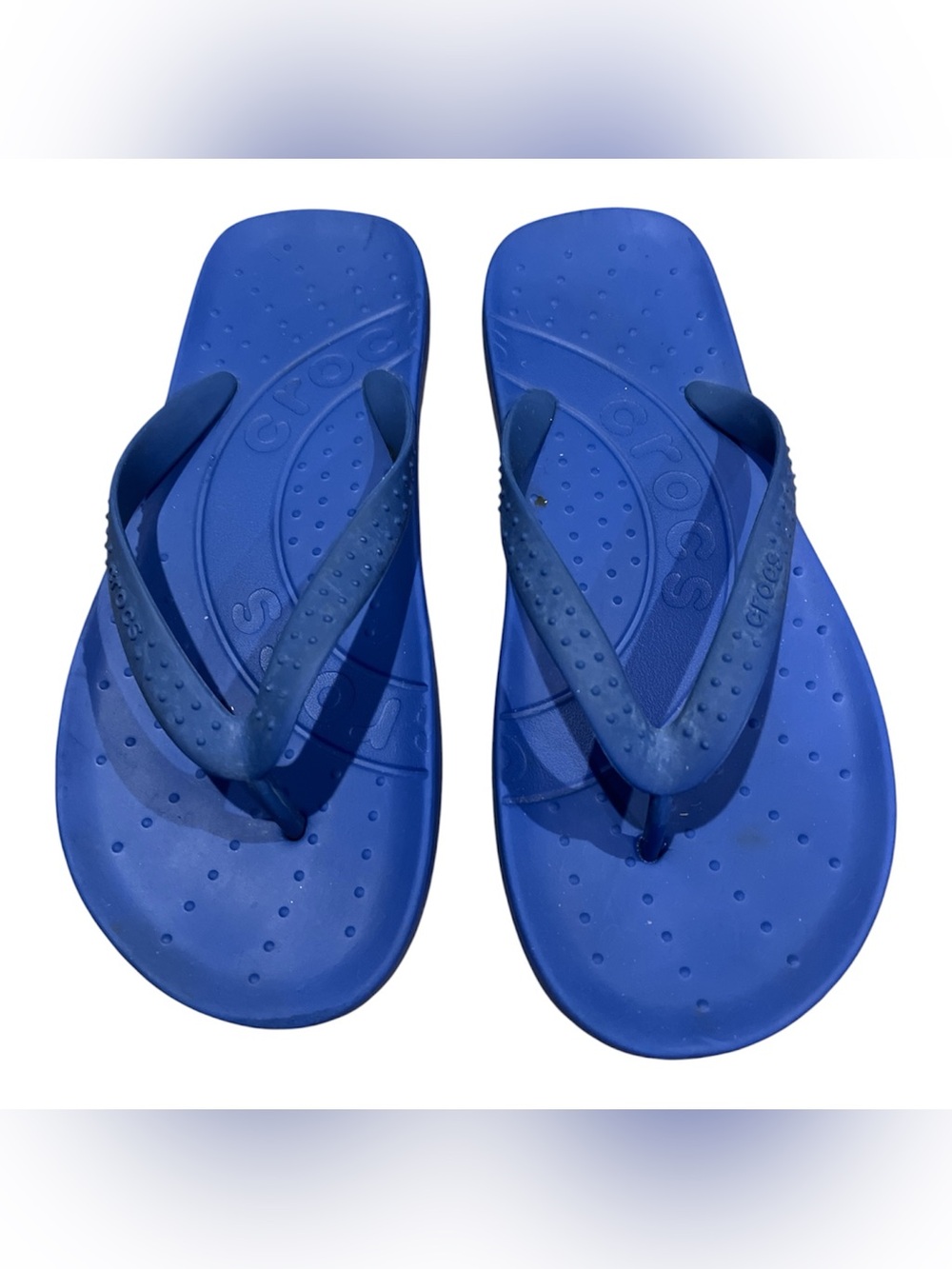 Crocs Classic Chawaii Flip Flop Sandals Royal Blue Women's Size 8 / Men's 6